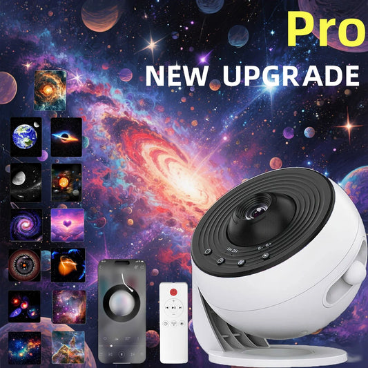 🌌 Galaxy Projector Pro – Transform Any Room Into a Starry Universe

Bring the magic of the cosmos into your home with the Galaxy Projector Pro. Designed to create a breathtaking starry sky and nebula effect, this upgrade