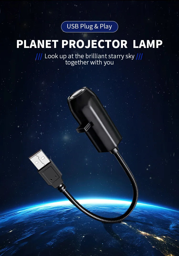 Transform your space instantly with this 5V USB direct plug-in projection light. Perfect for bedrooms, Halloween, Christmas, parties, or cozy nights, it creates stunning ceiling and wall projections in seconds.

🔹 Easy USB