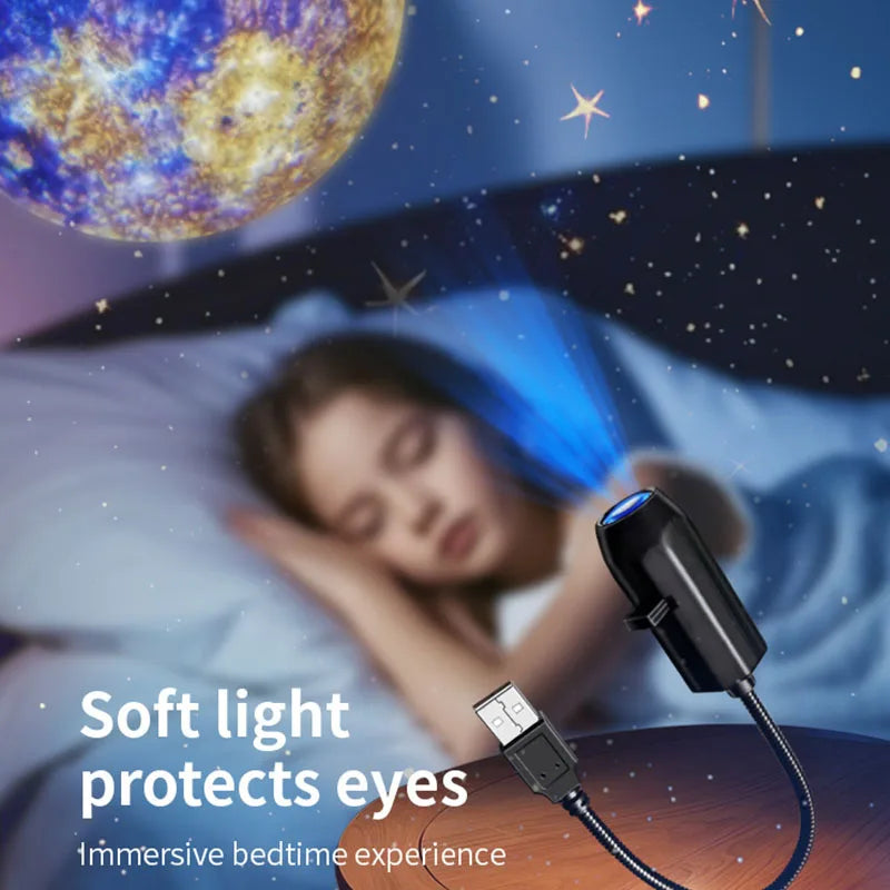 Transform your space instantly with this 5V USB direct plug-in projection light. Perfect for bedrooms, Halloween, Christmas, parties, or cozy nights, it creates stunning ceiling and wall projections in seconds.

🔹 Easy USB