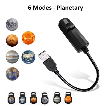 Transform your space instantly with this 5V USB direct plug-in projection light. Perfect for bedrooms, Halloween, Christmas, parties, or cozy nights, it creates stunning ceiling and wall projections in seconds.

🔹 Easy USB